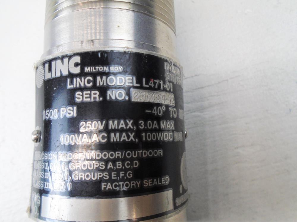 Milton Roy LINC 1-1/2" NPT Electric Liquid Level Control Switch L471-01